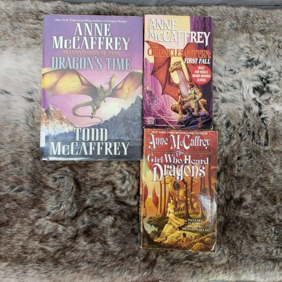 Anne McCaffrey  Dragonriders of Pern Dragons Time First Fall Lot Paperback Book‎ - Picture 11 of 11